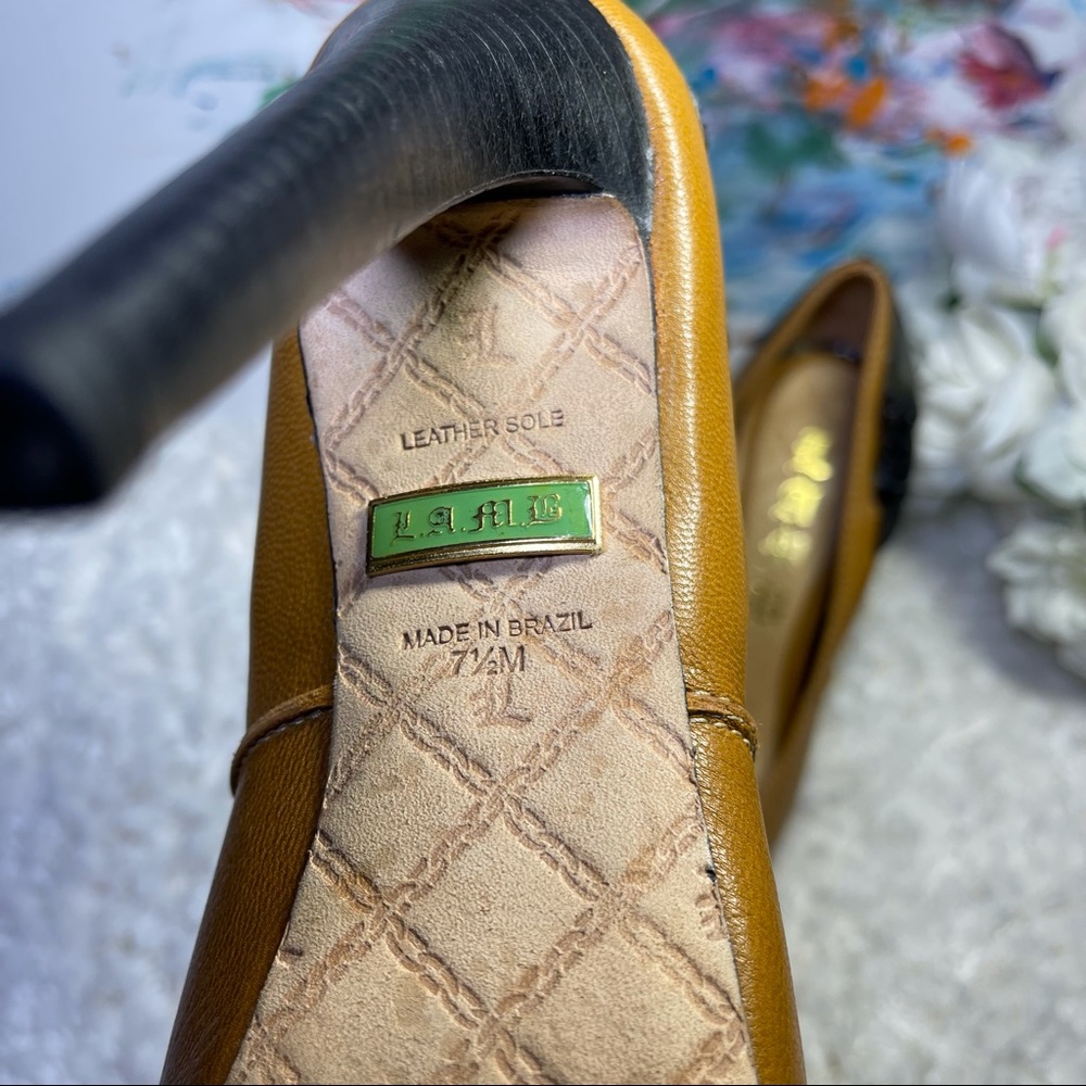 LAMB leather platform pump - Picture 7 of 10